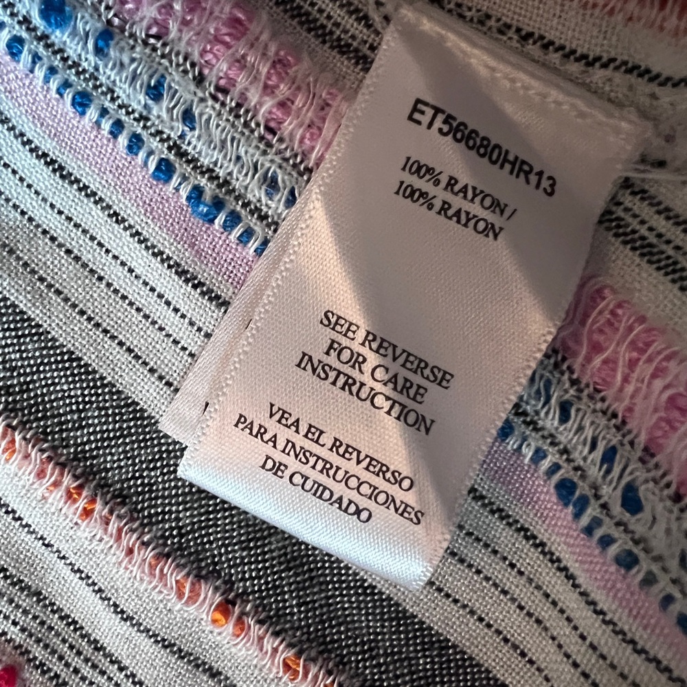 Striped Button-Up Top - Picture 3 of 4